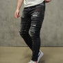 2Y Premium - Painted Black Jeans